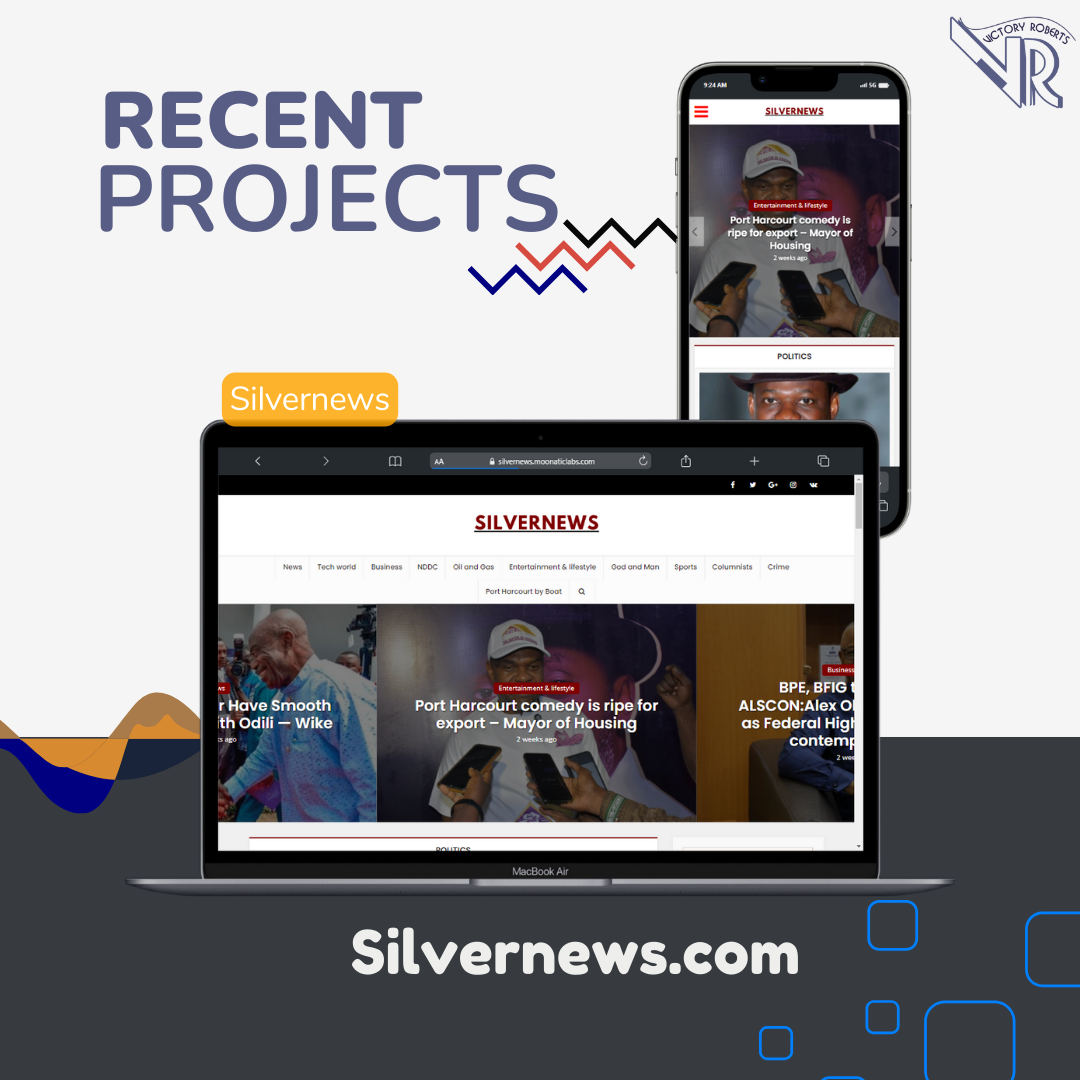 Silver News Website Design